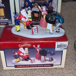 Lemax Porcelain Photo with Santa